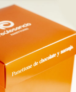 Panettone de chocolate y naranja caja 2 - Raúl Asencio Pastelerías
