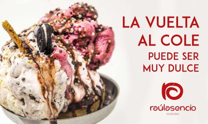 vuelta al cole helado artesanal Raúl Asencio Pastelerías